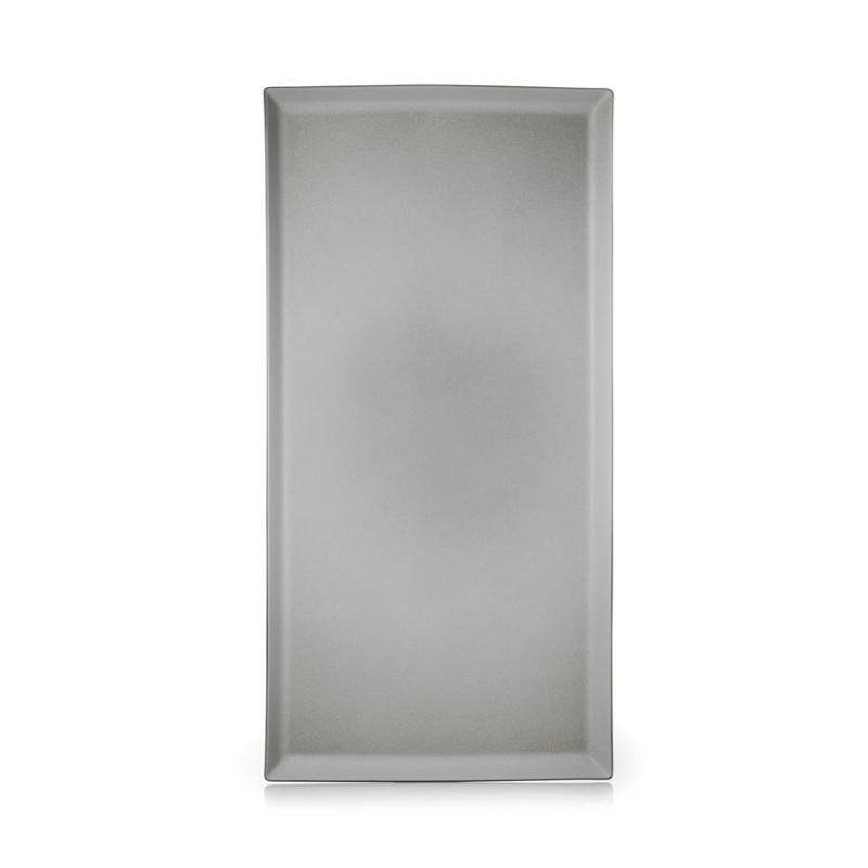 Preview: EQUINOXE RECHTECKIGE SERVIERPLATTE 55,5 cm Pfeffer