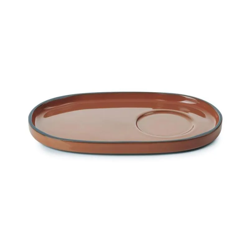 CARACTERE UNTERTASSE 18x11,1x1,5 cm Zimt