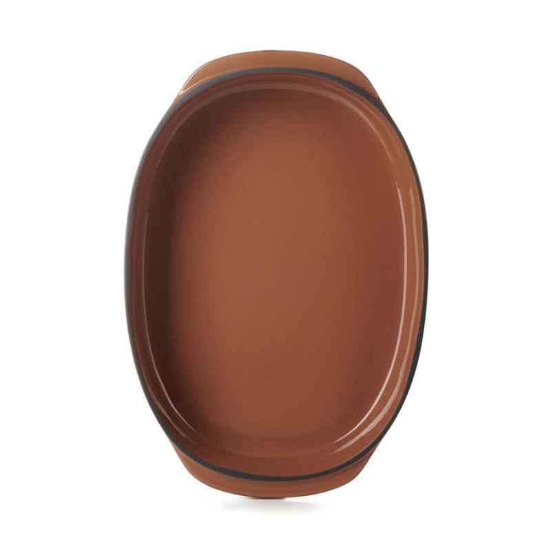 Preview: CARACTERE RECHTECKIGE Auflaufform 34 x 25 cm Zimt REVOL