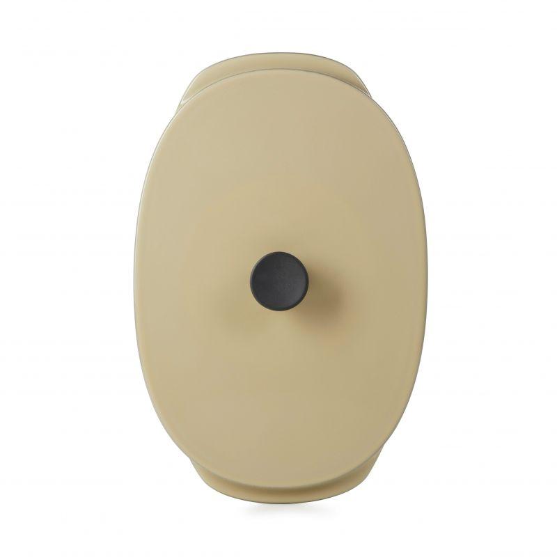 Preview: CARACTERE KASSEROLLE / AUFLAUFFORM MIT DECKEL 19 x 13 cm Muskatnuss REVOL