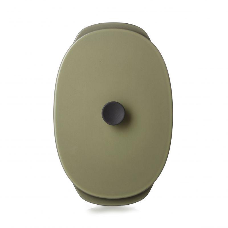 Preview: CARACTERE KASSEROLLE / AUFLAUFFORM MIT DECKEL 19 x 13 cm Kardamom REVOL