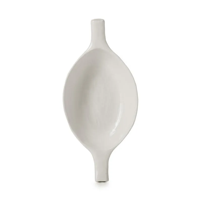 YLI POD-SCHAELCHEN 16 CM Alabaster Weiss