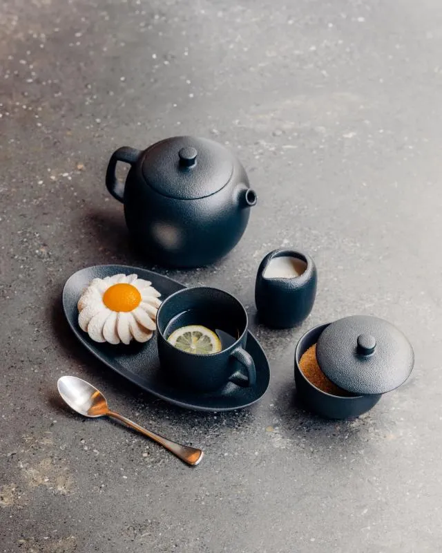 EQUINOXE TEETASSE MIT UNTERTASSE 200 ml Pfeffer