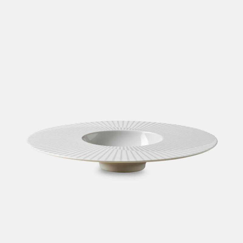 SPHERE KUGEL-TELLER Alabaster Weiss Ø 30,5 cm