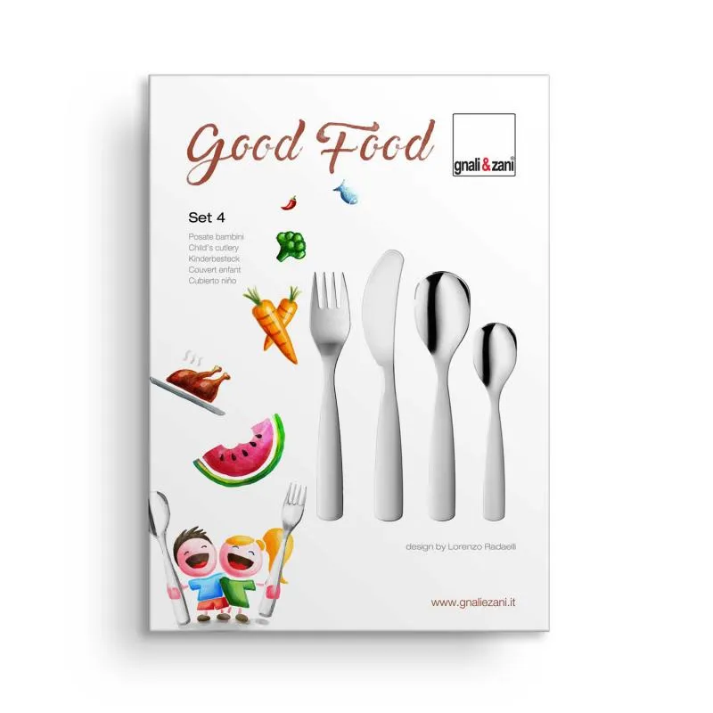 Kinderbesteck Set, 4-teilig edelstahl