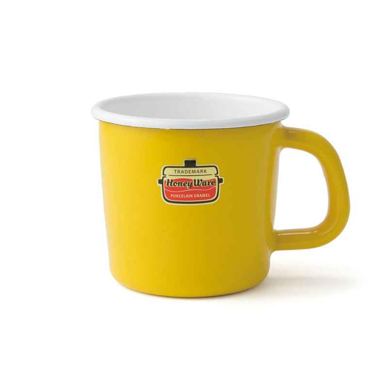 Kaffee- und Campingtasse, 8 cm, gelb