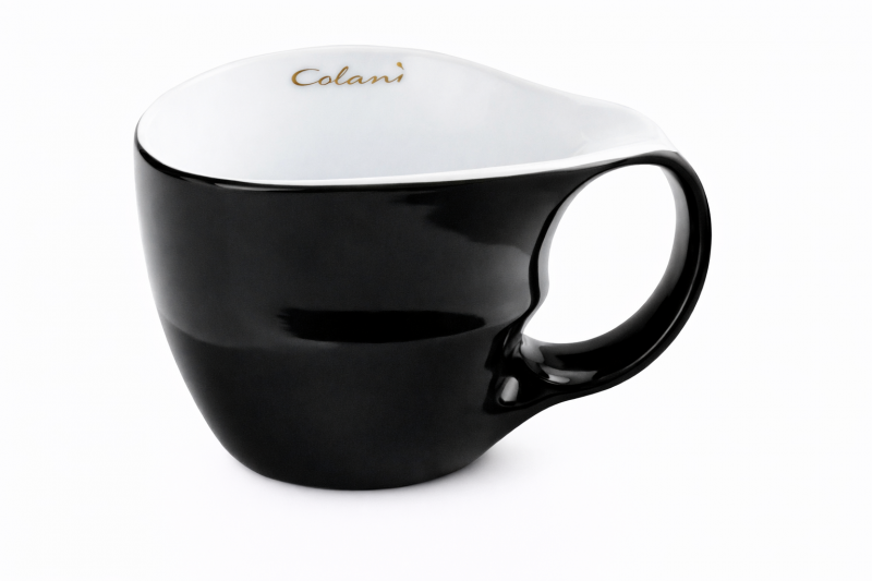 Preview: Luigi Colani Porzellan Jumbotasse schwarz