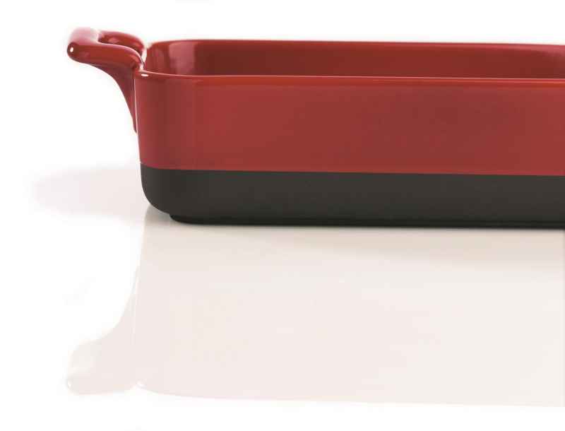 Preview: AUFLAUFFORM 70 cl RECHTECKIG Piment-rot REVOL