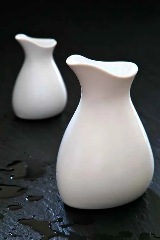 KARAFFE und SAUCIERE Weiss 50 cl