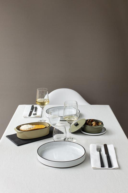 Preview: CARACTERE GOURMET SCHALE 23 cm Kumuluswolke weiss