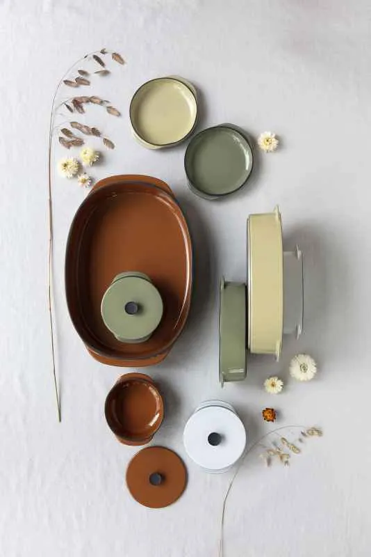 CARACTERE RECHTECKIGE Auflaufform 19 x 13 cm Kardamom REVOL