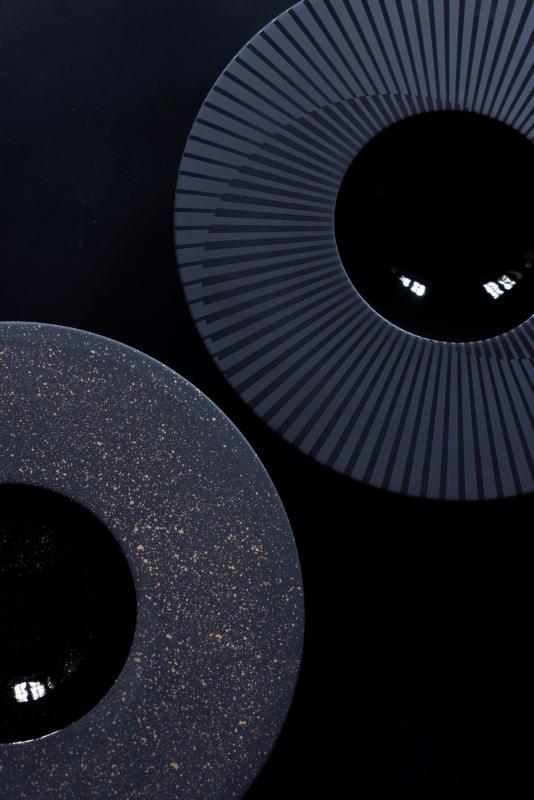 Preview: SPHERE KUGEL-TELLER Schwarz Ø 30,5 cm 