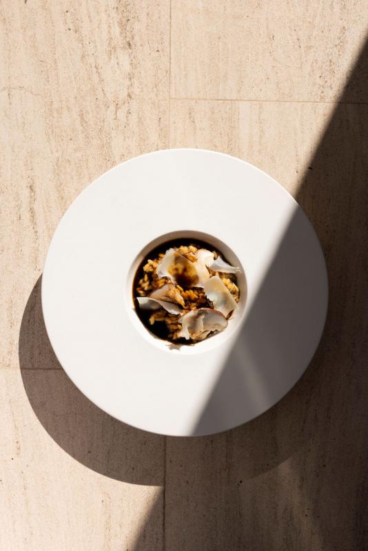 SPHERE KUGEL-TELLER Alabaster Weiss Ø 30,5 cm