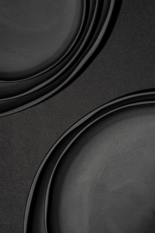 Preview: CARACTERE DESSERTTELLER 21 cm Matt schiefer styl