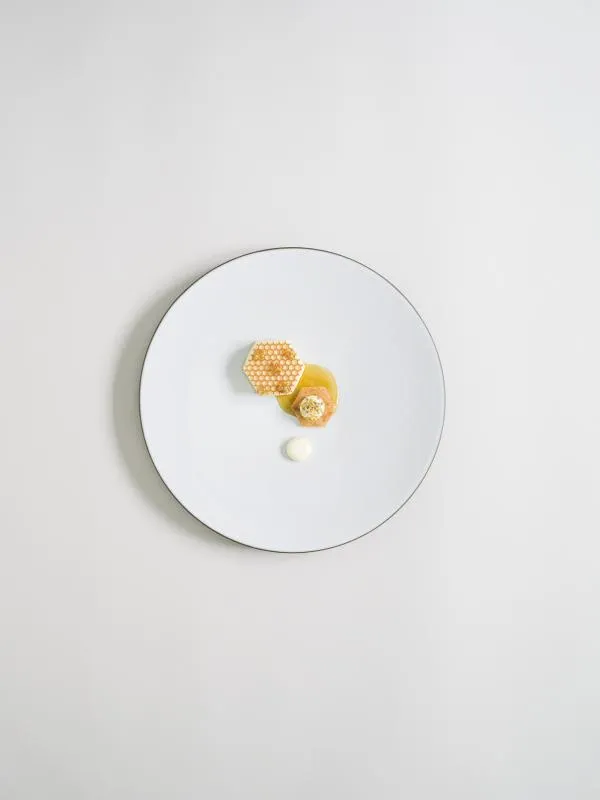 EQUINOXE FLACHER TELLER 28 cm Weiss Kumulus