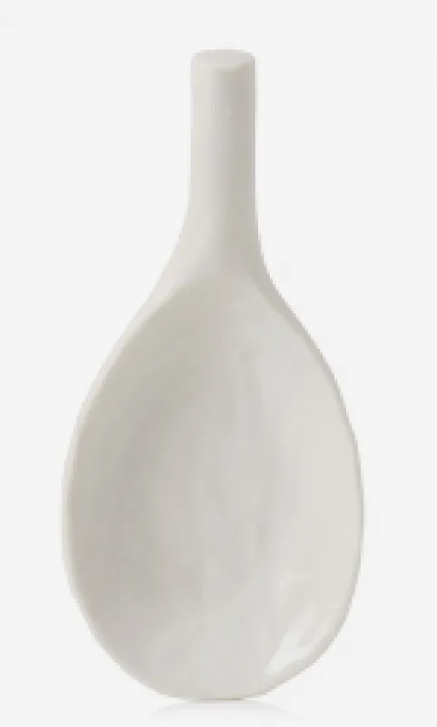 YLI AMUSE GUEULE LOEFFEL/ ABLAGE-LOEFFEL 9 CM Alabaster Weiss