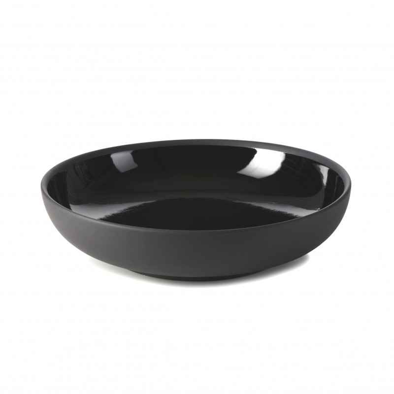 SOLID GOURMET TELLER schwarz 17,5 CM