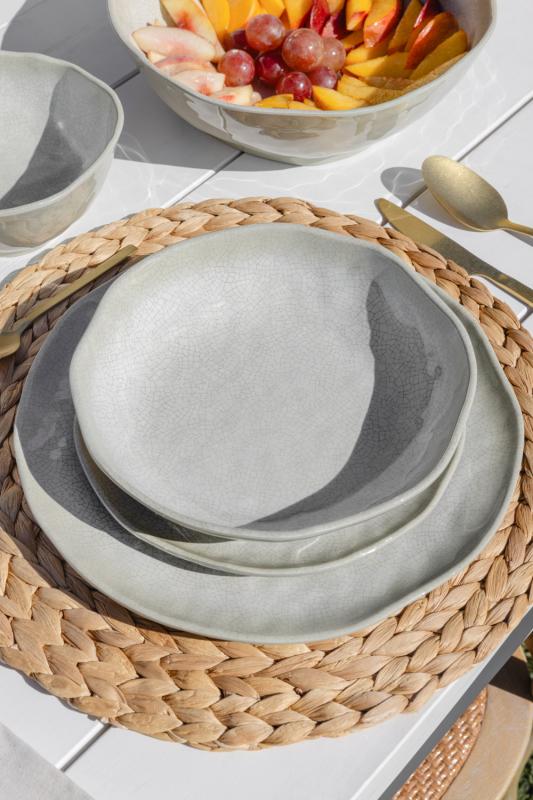 Preview: Servierschale oval 33 x 23,5 x 7 cm Atmosfera Taube