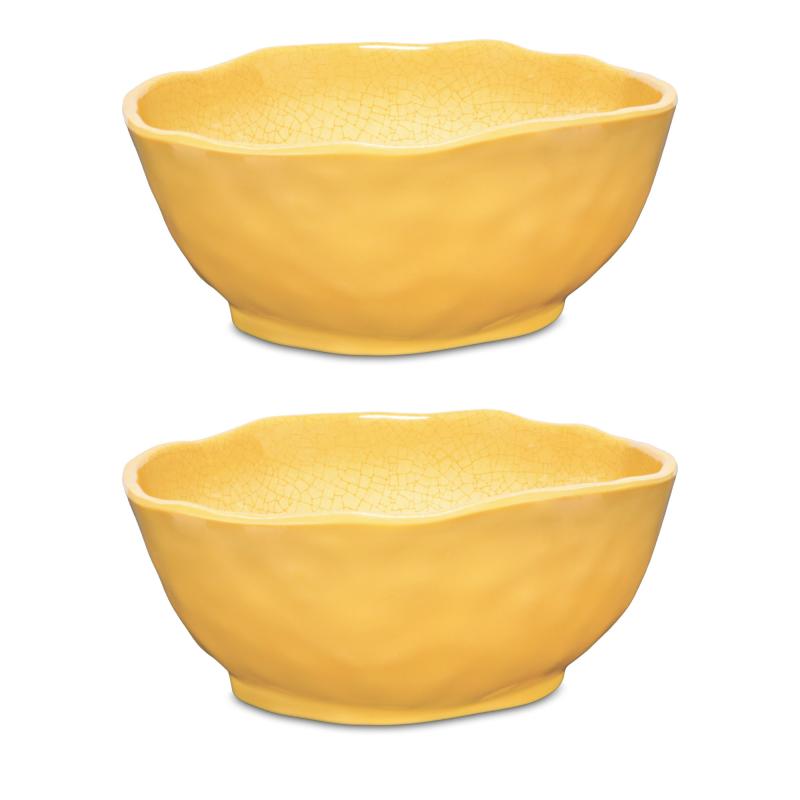 Preview: Schälchen Ø 16 cm Atmosfera ocker Set mit 2 Stück