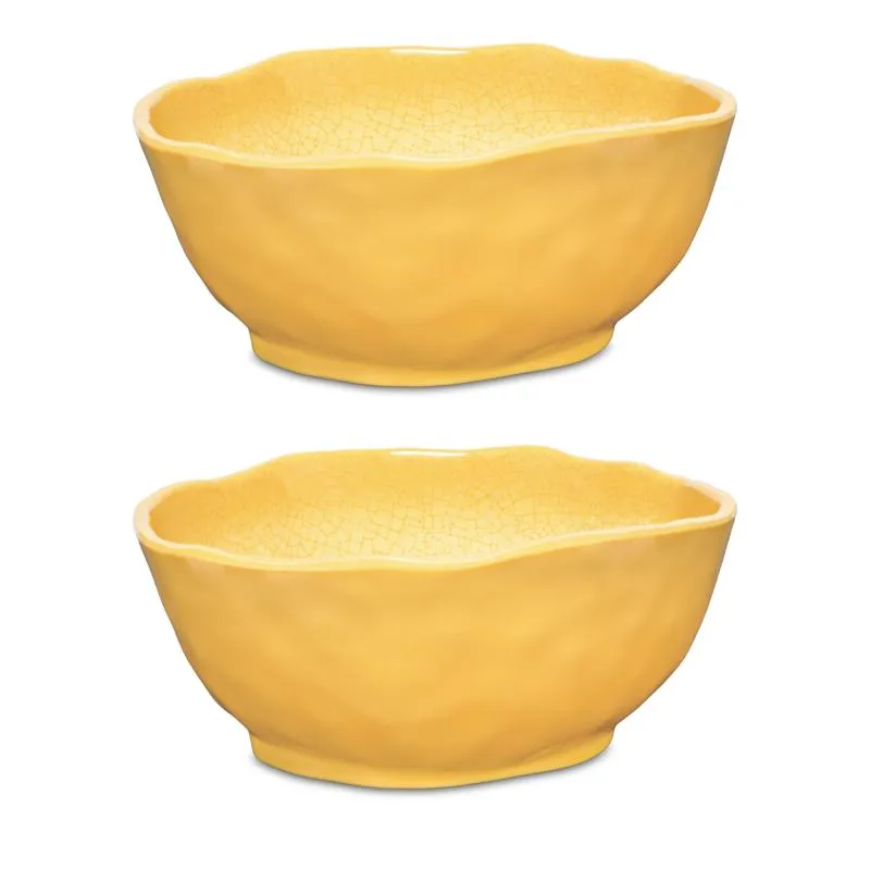 Schälchen Ø 16 cm Atmosfera ocker Set mit 2 Stück