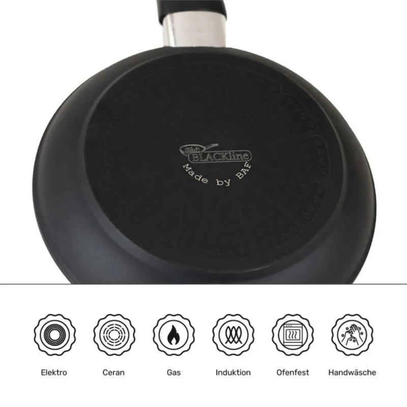 Schmorpfanne 28 cm BAF BLACKline für alle Herdarten