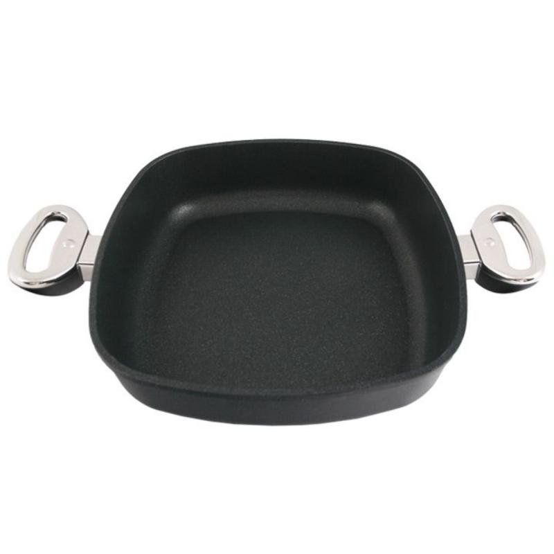 Preview: Viereckservierpfanne 28x28 cm BAF GIGANT Newline für alle Herdarten
