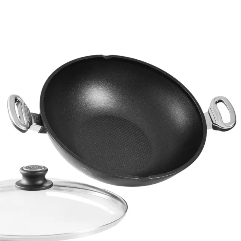 Wokpfanne mit Deckel 30 cm BAF GIGANT Newline für alle Herdarten