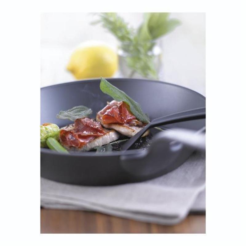 Preview: Black Star Eisenpfanne/Röstipfanne 19 Ø (cm) mit Holzbrett Kuhn Rikon