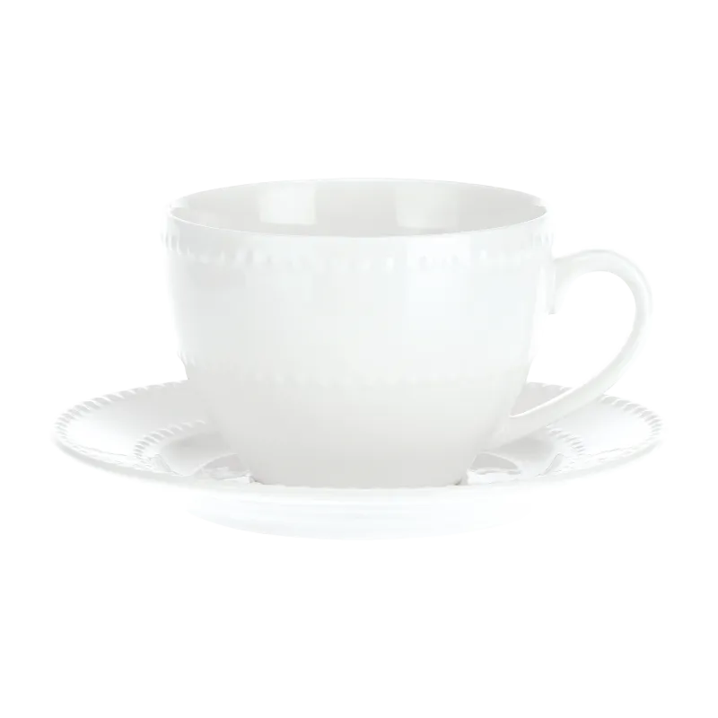 Kaffeetassen Set 6 Stück mit Untertasse Collina