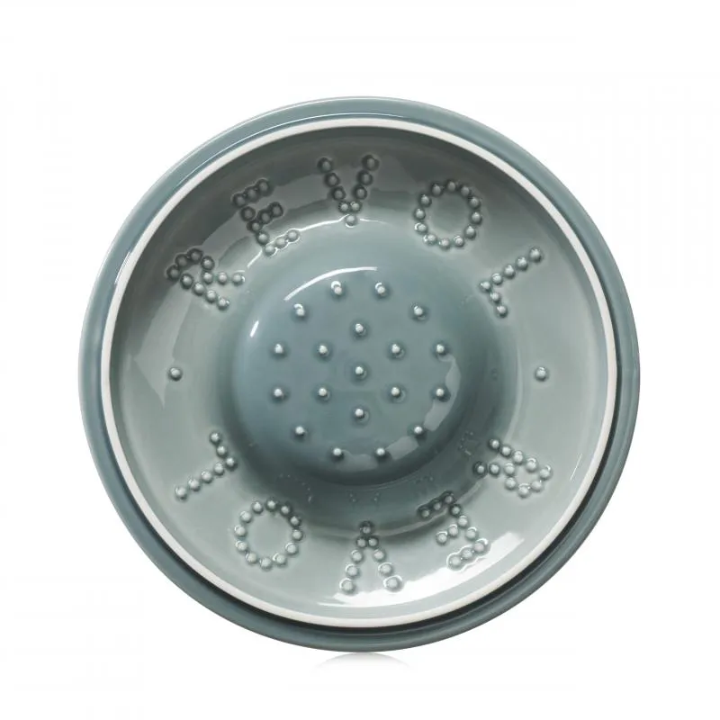 RUNDE OFENKASSEROLLE 19 CM MIT PORZELLANDECKEL Wolkengrau