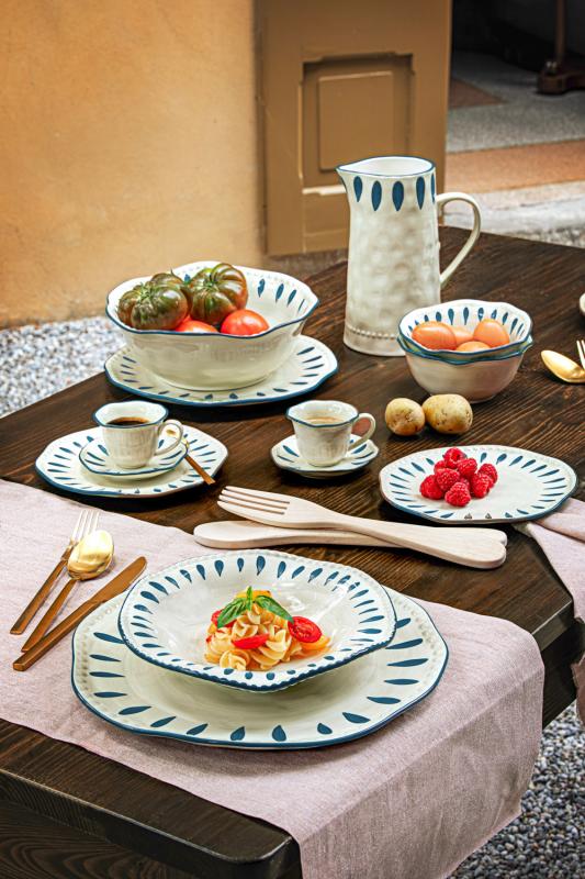 Preview: Dessertteller Domitilla Aqua Grün