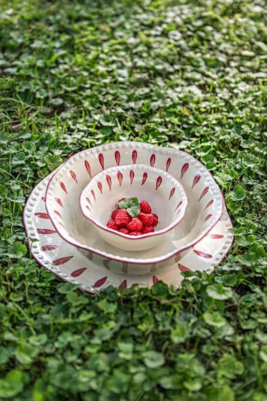 Dessertteller Domitilla Magenta