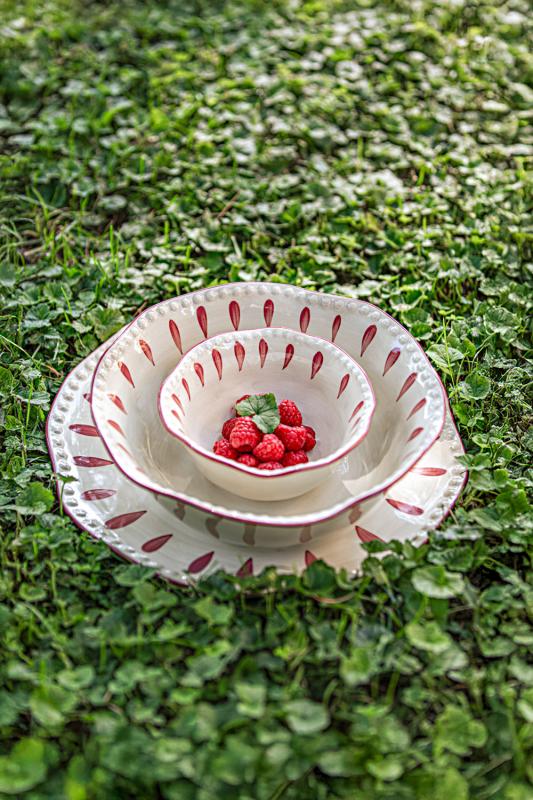 Preview: Salatschüssel Domitilla Magenta