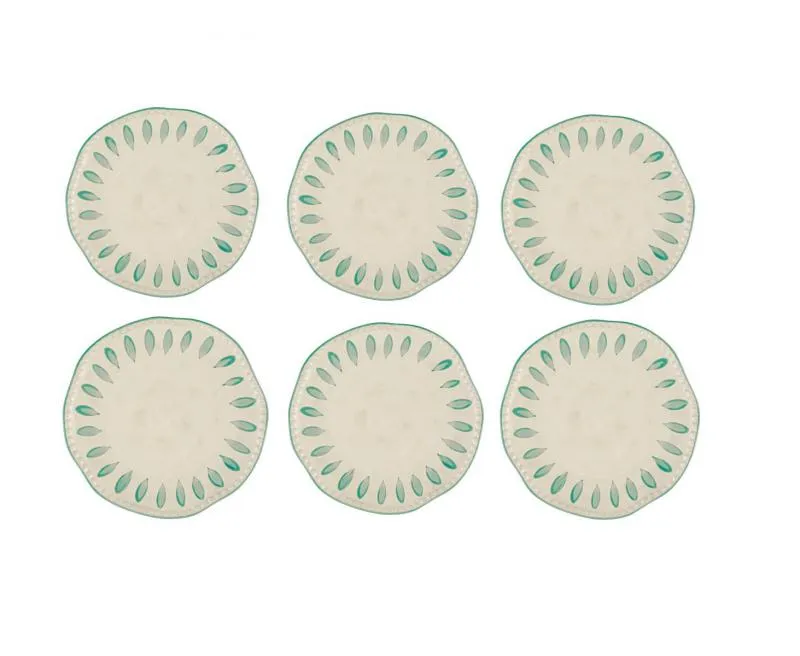 Dessertteller Domitilla Aqua Grün