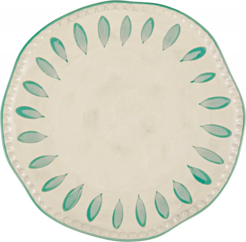 Speiseteller Domitilla Aqua Grün