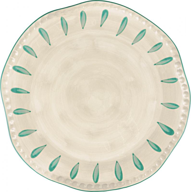 Servierteller Domitilla Aqua Grün