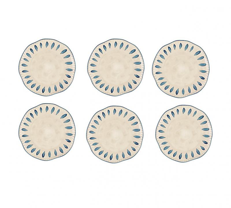 Preview: Dessertteller Domitilla Nachtblau