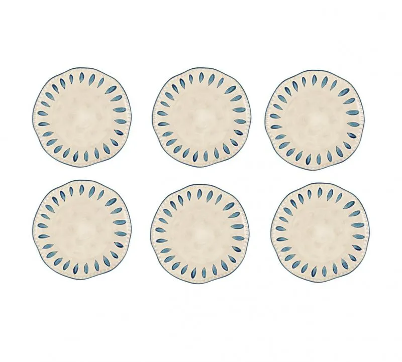 Speiseteller Domitilla Nachtblau