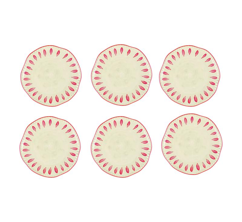 Preview: Dessertteller Domitilla Magenta