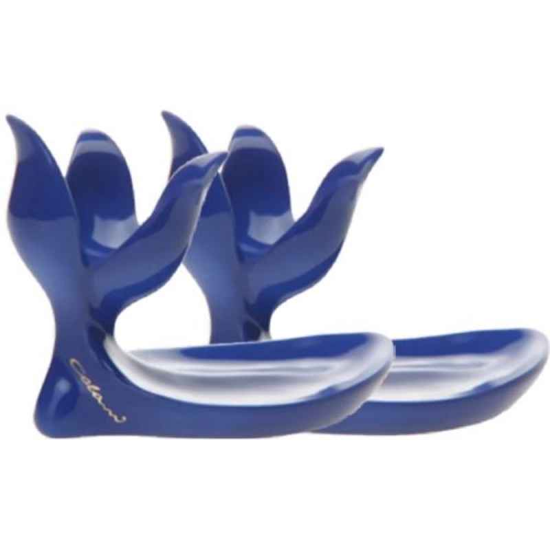 Preview: Luigi Colani Porzellan Eierbecher 2 Stück blau