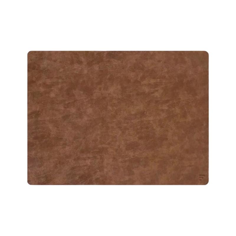 Preview: Freeform Fleximats Platzset rechteckig Hellbraun/Dunkelbraun 2er-Set 46 x 33 cm