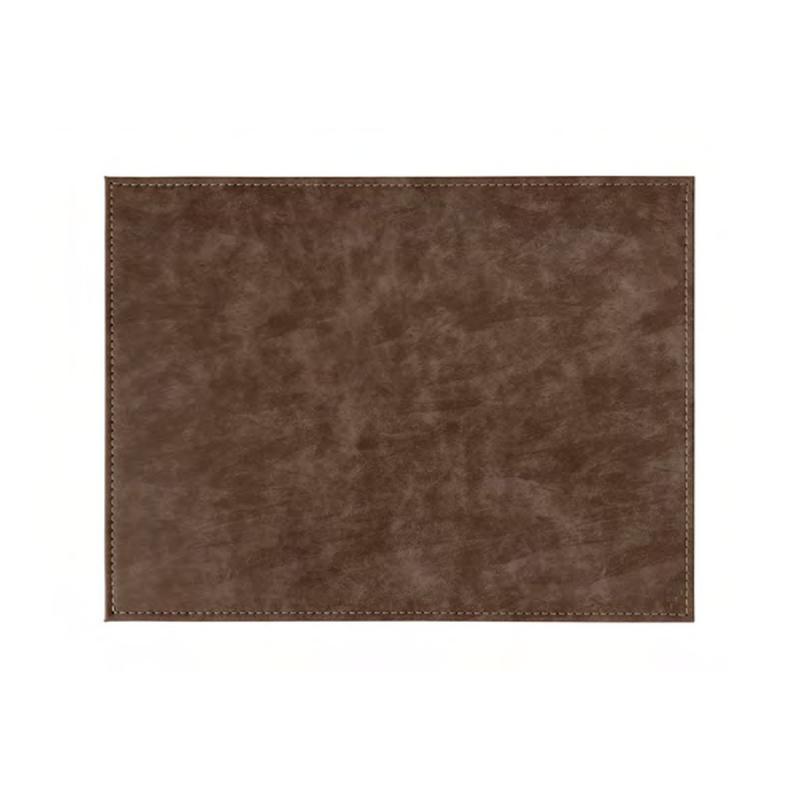 Freeform Platzset rechteckig Hellbraun/Dunkelbraun 40 x 30 cm