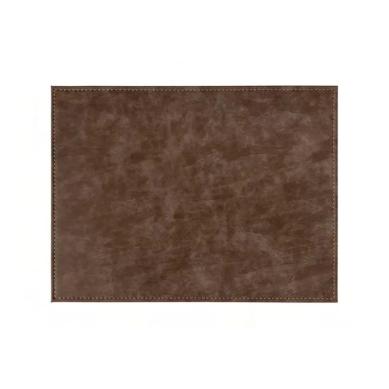 Freeform Platzset rechteckig Hellbraun/Dunkelbraun 40 x 30 cm