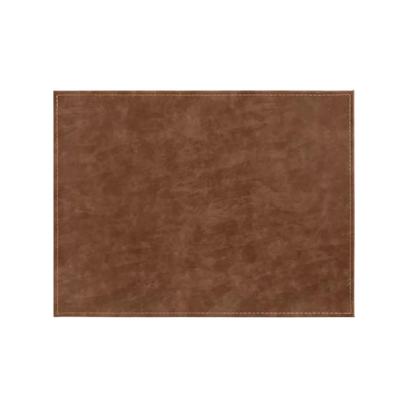 Freeform Platzset rechteckig Hellbraun/Dunkelbraun 40 x 30 cm