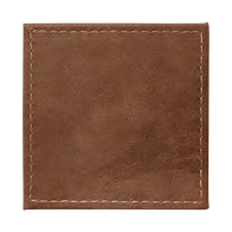 Freeform Untersetzer Hellbraun/Dunkelbraun 4er-Set 10 x 10 cm