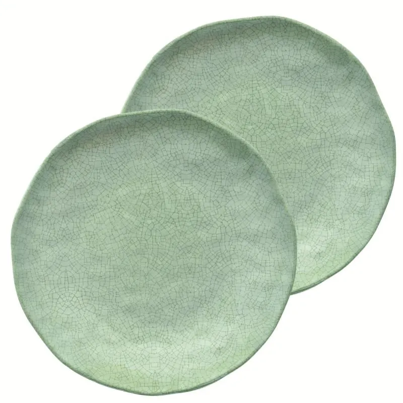 Geschirrset 8-teilig Atmosfera grün Melamin 