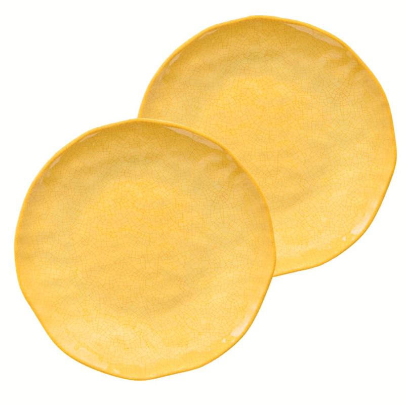 Preview: Melamin Geschirrset 8-teilig Atmosfera ocker