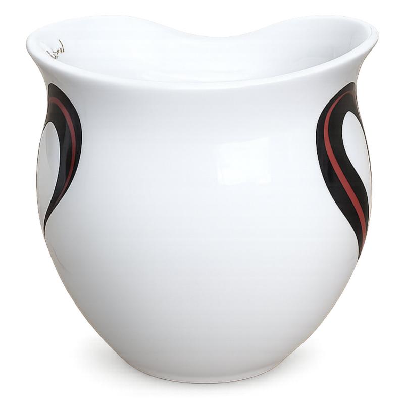 Preview: Luigi Colani Kaffeebecher XXL Heart red/black