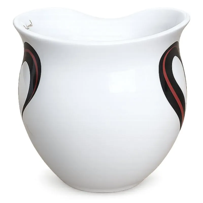 Luigi Colani Kaffeebecher XXL Heart red/black