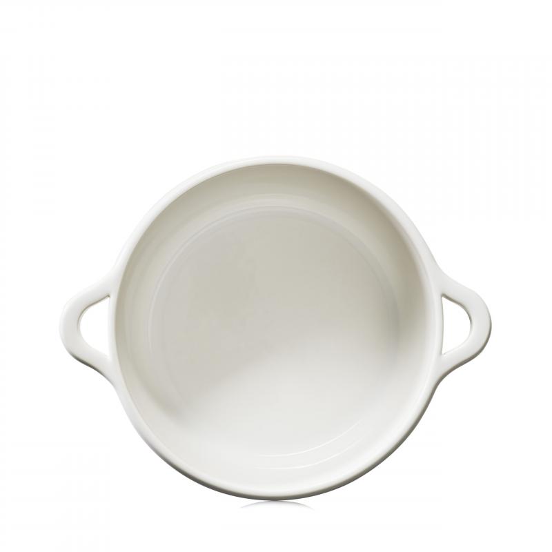 Preview: RUNDE INDUKTIONSKASSEROLLE 26 CM OHNE DECKEL Alabaster Weiss